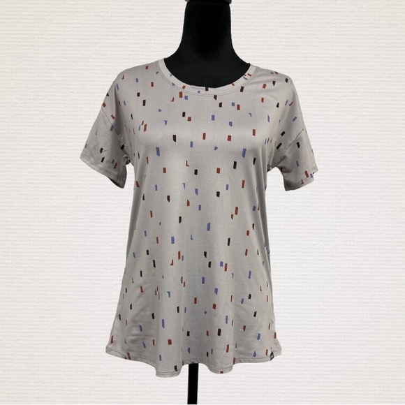 REI Co-Op Sahara Shirt Top Size Small Performance
Confetti Print Shirt Gray. - Picture 3 of 7